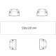 Lampa numar, 93x56.3, LED, FT-263/1 Fristom