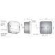 Dispersor lampa, 140x140, (pentru lampa LT2 .26600), A.41000 Wesem