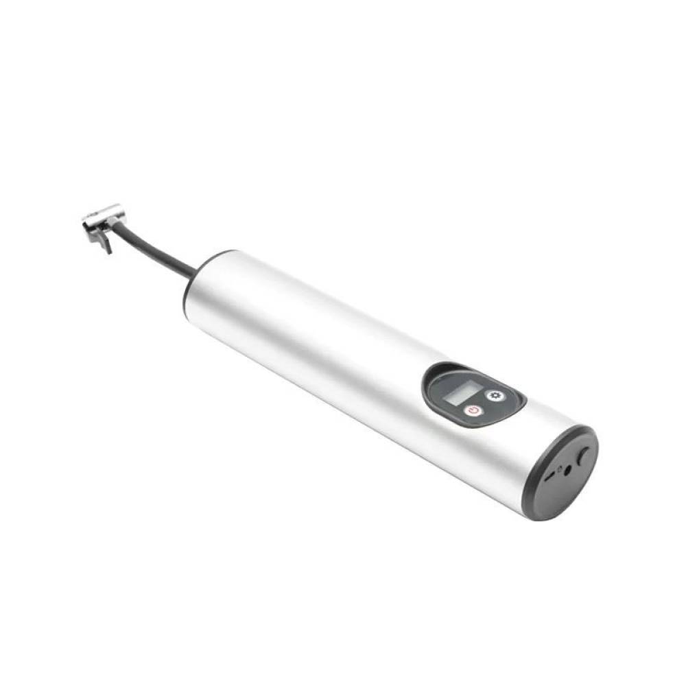 Compresor aer portabil, wireless, cu acumulator, 6000Am, incarcare cu USB, 10.3bar, 12.4V, 60W, manomentru digital programabil, Breckner Germany 