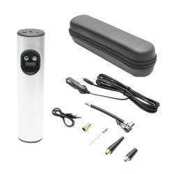Compresor aer portabil, wireless, cu acumulator, 6000Am, incarcare cu USB, 10.3bar, 12.4V, 60W, manomentru digital programabil, Breckner Germany 