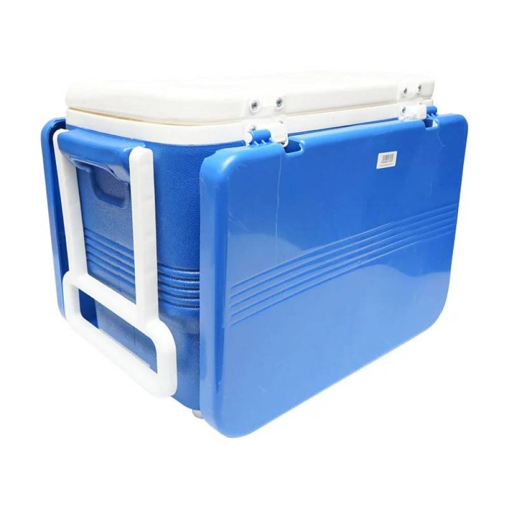 Lada frigorifica 45L cu masa si 2 scaune pliabile, cu roti, albastra  BK90326