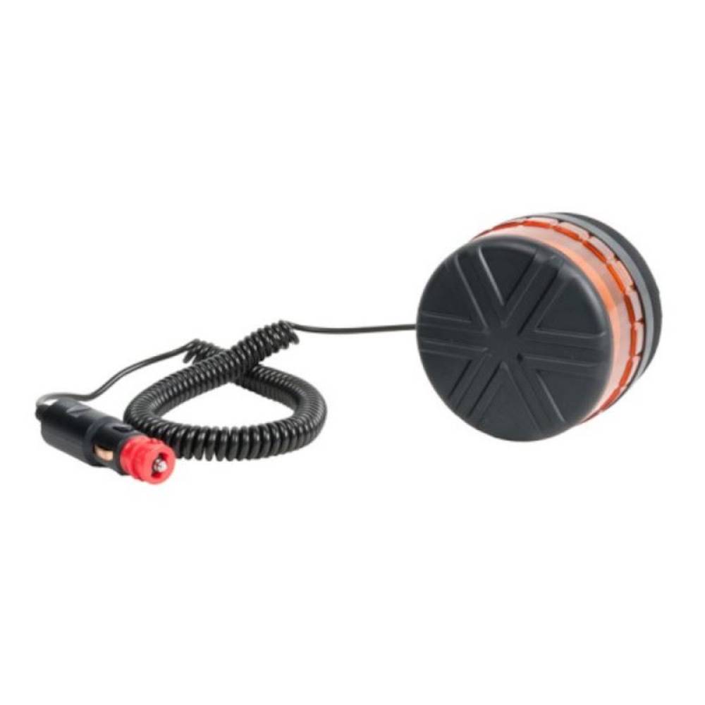 Girofar 12/24V, h60, LED, prindere cu magnet si ventuza, 1761 Automax