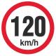Autocolant reflectorizant limita viteza, fi15cm, 120km/h, 5201-120 Automax