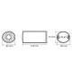 Ornament toba interior 42(67), exterior72x82, L150, 01306 Amio