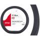 Husa volan 37-39cm neagra, sport, forma D-SHAPE, SWC-22-M, 02304 Amio