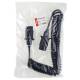 Cablu electric spiralat cu prize 7PIN 12V, max 6 m, 02390 Amio