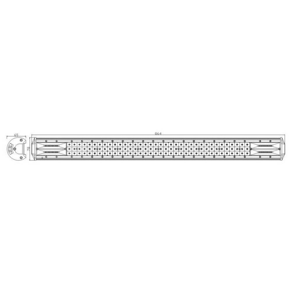 Proiector LED BAR 864x78, 156LED-uri, combo, 234W, 10140lm, LB0084 TruckLed