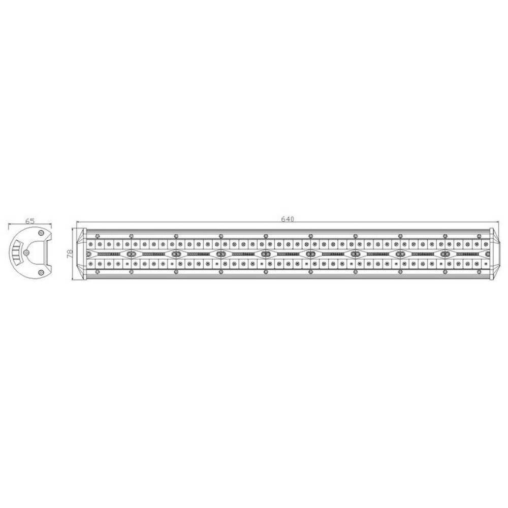 Proiector LED BAR 640x78, 180 LED-uri, combo, 270W, 11700lm, LB0094 TruckLed Proiector LED BAR 640x78, 180 LED-uri, combo, 270W, 11700lm, LB0094 TruckLed