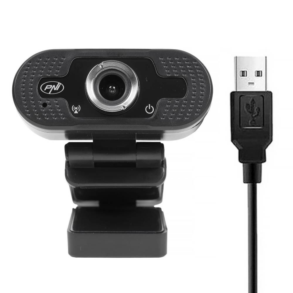 Camera Web PNI CW2860 Full HD 4MP, USB, clip-on, microfon incorporat, conectare PC/Laptop, corectie automata de culoare Camera Web PNI CW2860 Full HD 4MP, USB, clip-on, microfon incorporat, conectare PC/Laptop, corectie automata de culoare