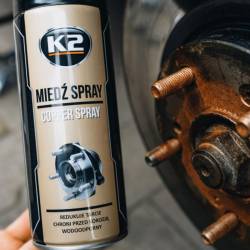 Spray vaselina pe baza de Cupru, 400ml, Copper Grease Hi-Temp 1100grade, W122 K2 Spray vaselina pe baza de Cupru, 400ml, Copper Grease Hi-Temp 1100grade, W122 K2