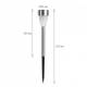 Lampa solara gradina cu senzor lumina, LED, imitatie flacara, 11231 GardenOfEden 