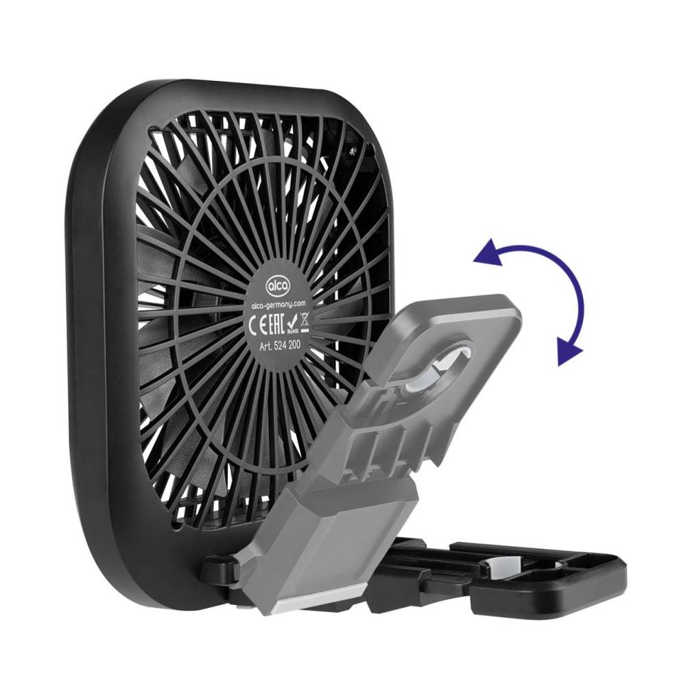 Ventilator cu USB, birou sau auto cu prindere tetiera 524.20 Alca