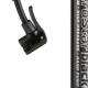 Pompa aer manuala cu manometru, AeroStar Black 10bar 216.30 Heyner