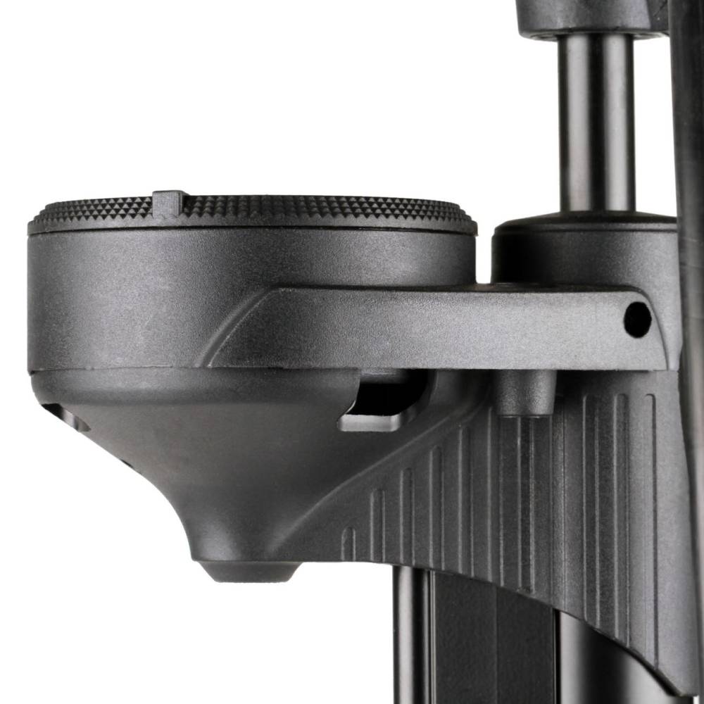 Pompa aer manuala cu manometru, AeroStar Black 10bar 216.30 Heyner