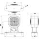Lampa gabarit brat 68mm, LED, FT-141A Fristom