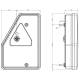 Lampa stop 146x210, 6 functii, mufa 6 pini, dreapta, FT-277 P Bajonet 6 pini Fristom Lampa stop 146x210, 6 functii, mufa 6 pini, dreapta, FT-277 P Bajonet 6 pini Fristom