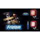Proiector lucru 100x100, LED, aluminiu, 4100lm, 38W, Flood, rama rosie, FT-360 Fristom
