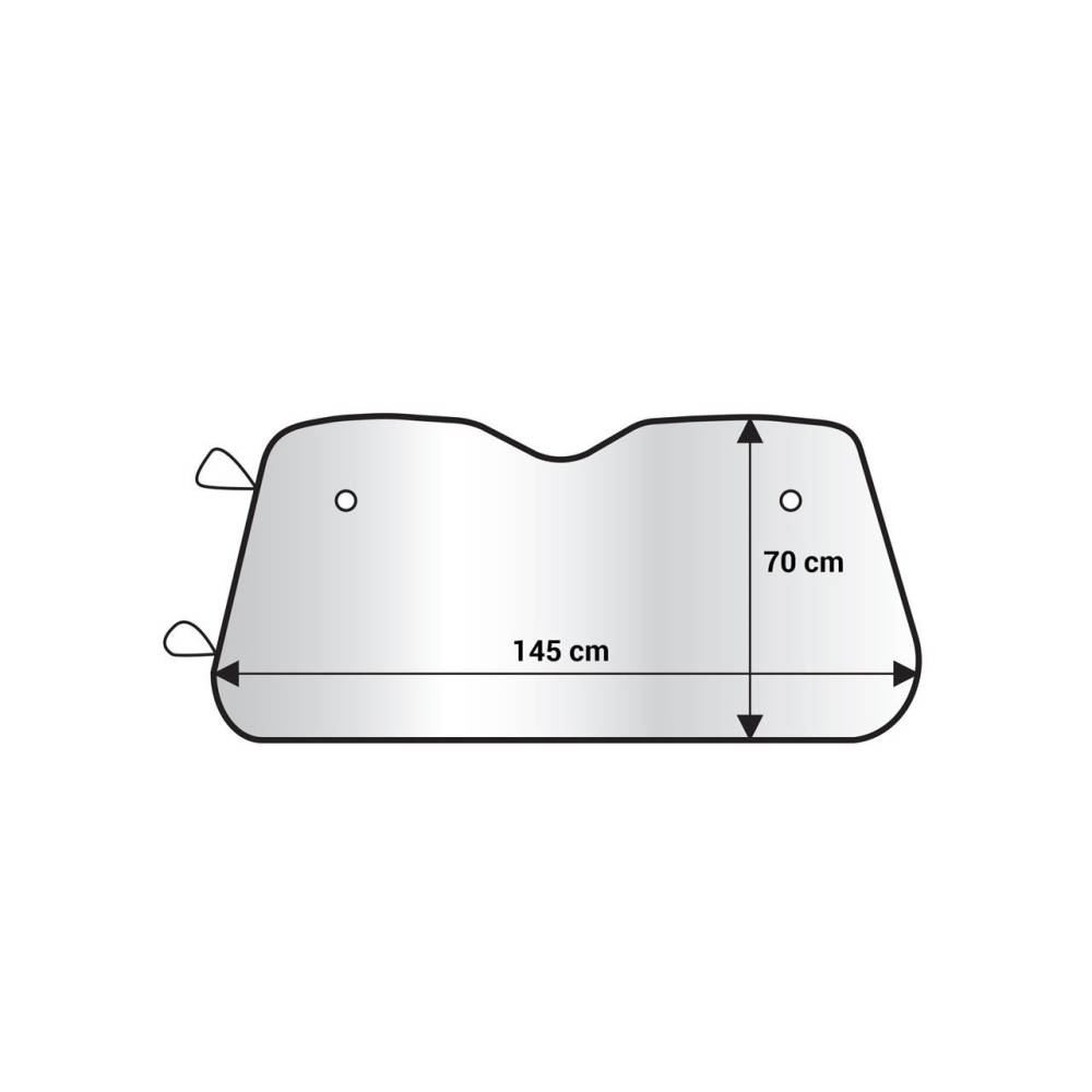 Parasolar 145x70 aluminiu rulabil Foam, 01535 Amio