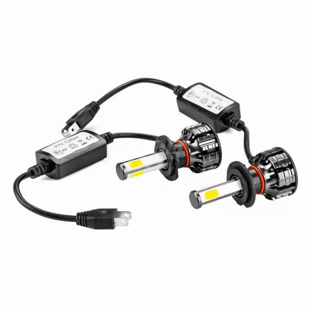 Set 2 becuri H7, LED, 12-24V, 32W, 3200lm, 6000K, 4 Side Series, 02844 Amio