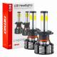 Set 2 becuri H7, LED, 12-24V, 32W, 3200lm, 6000K, 4 Side Series, 02844 Amio
