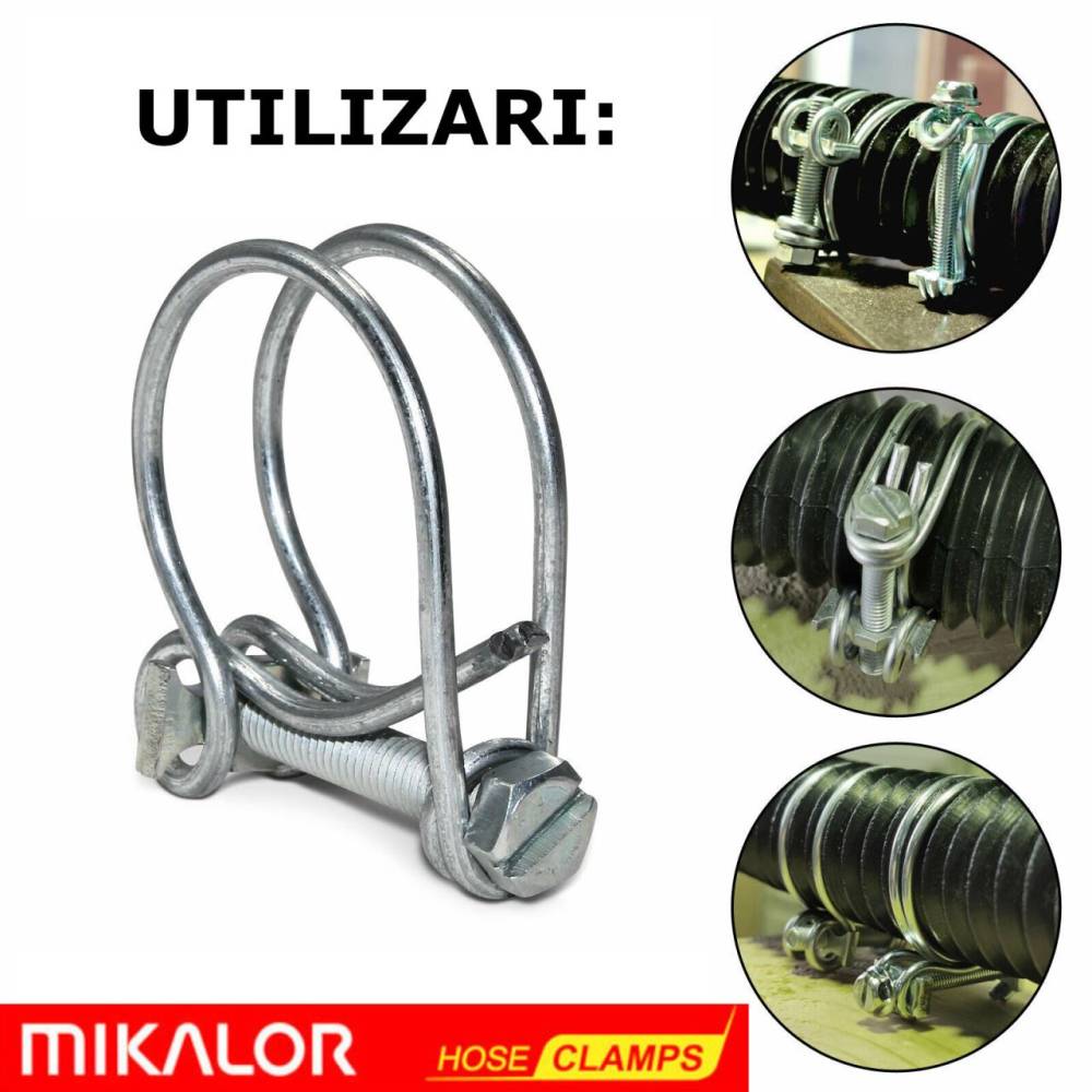 Colier sarma cu surub 17-20 Mikalor 03030090 Colier sarma cu surub 17-20 Mikalor 03030090