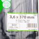 Set 100 coliere plastic 370x3.6mm, negre, 3000017N Cofil
