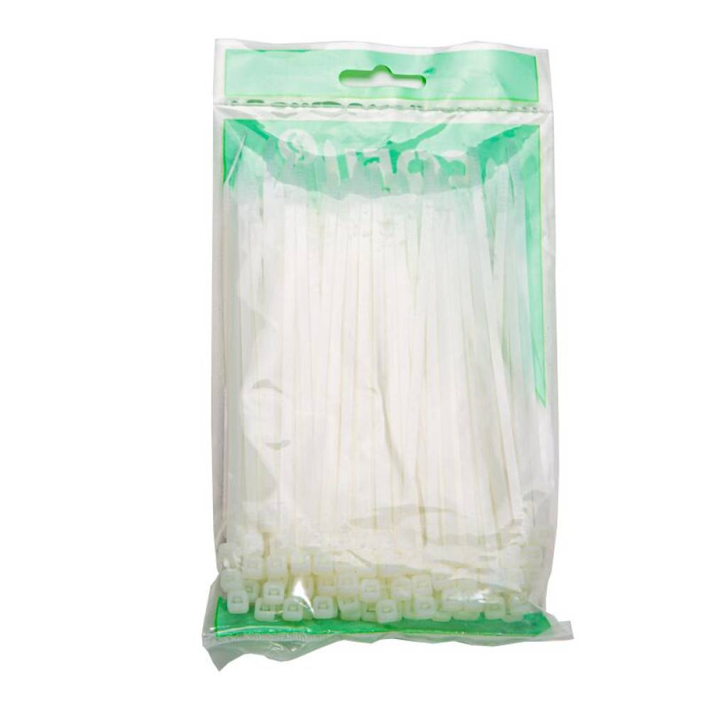 Set 100 coliere plastic 150x3.6mm, albe, 300012B Cofil Set 100 coliere plastic 150x3.6mm, albe, 300012B Cofil