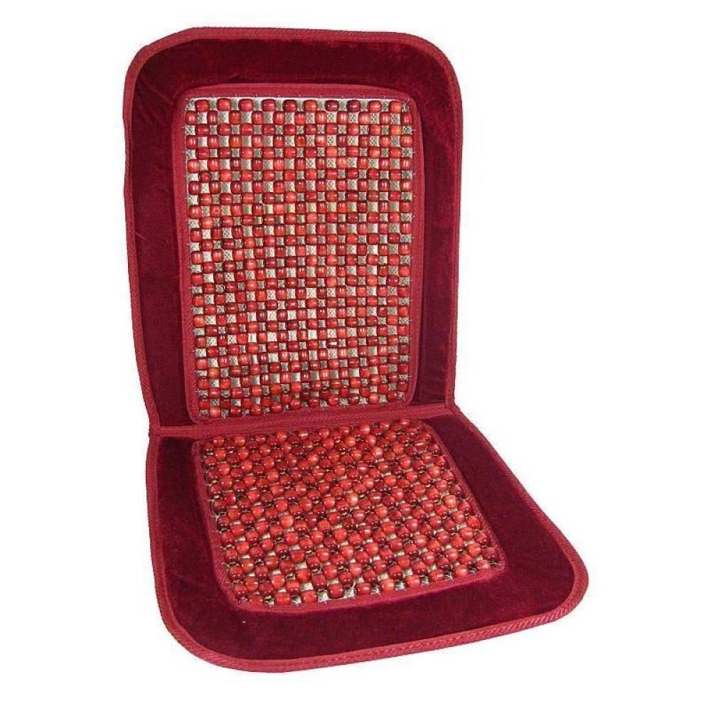 Perna scaun husa cu bile si velur bordo, 1 bucata, Maroon 61213 CarCo Perna scaun husa cu bile si velur bordo, 1 bucata, Maroon 61213 CarCo