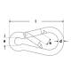 Carabina simpla DIN5299 fi8x80mm, 09532940 Mikalor