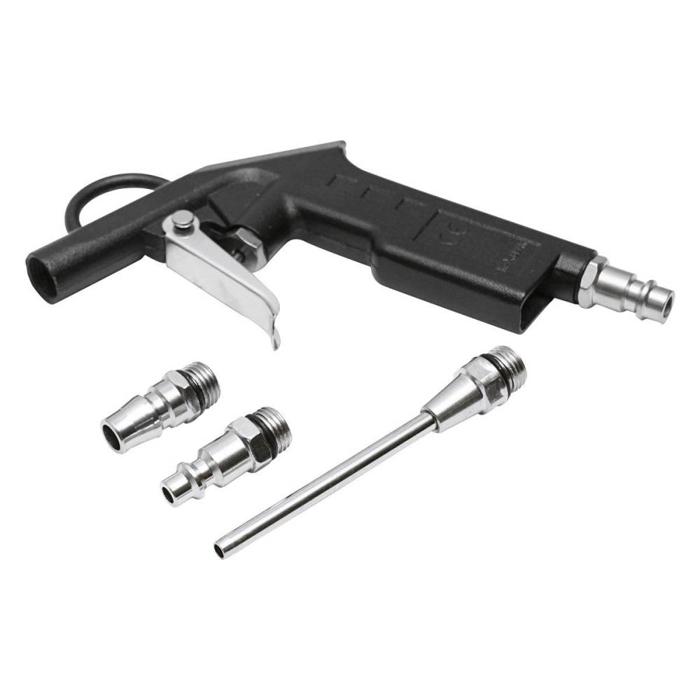Pistol suflat aer comprimat, cabina, tija 10cm, cu 2 adaptoare, A830047-3,  BK92687, Hoteche 