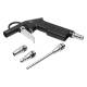 Pistol suflat aer comprimat, cabina, tija 10cm, cu 2 adaptoare, A830047-3,  BK92687, Hoteche 