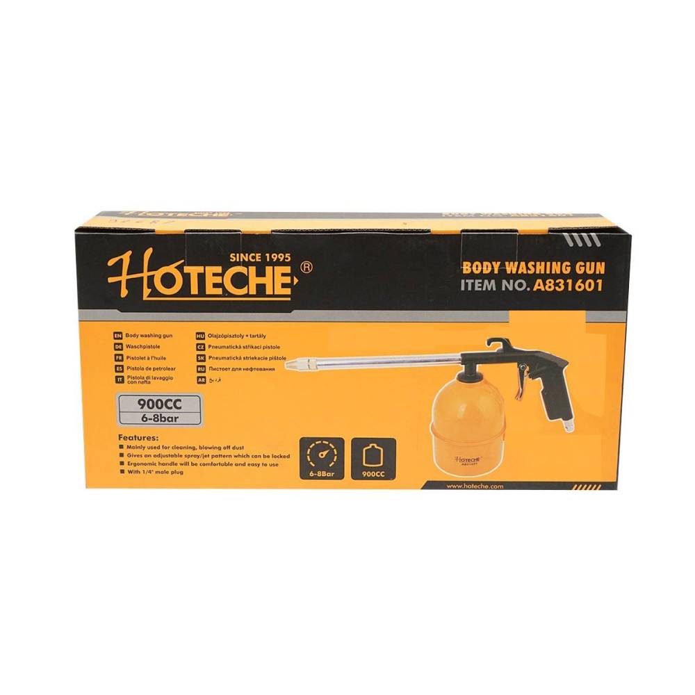 Pistol antifonat 900cc, mufa tata 1/4, presiune lucru 6-8 Bar, A831601 Hoteche