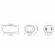 Ornament toba interior 53(67), exterior 95, L170 oval, 5814 Automax