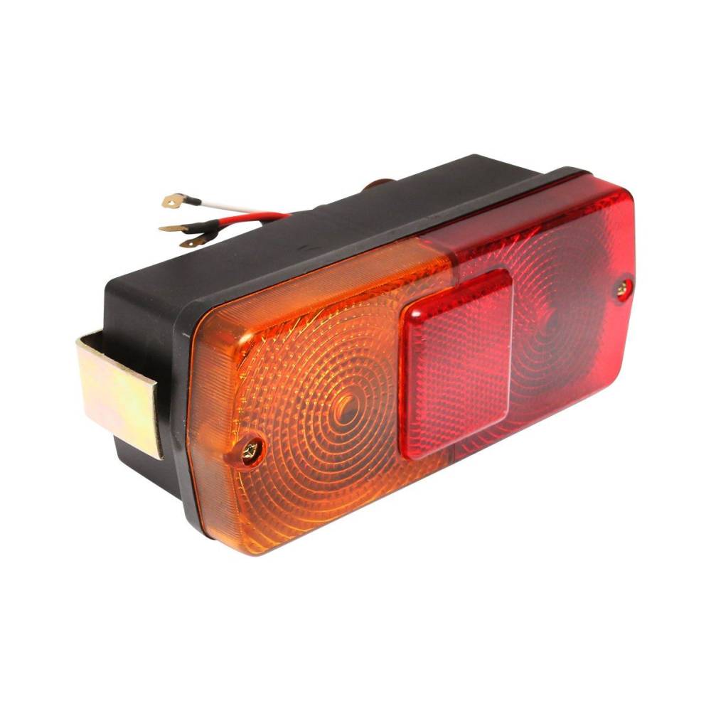 Lampa stop 180x75, 3 functii, cu suport metalic, becuri 12v si fire, CP54 Lampa stop 180x75, 3 functii, cu suport metalic, becuri 12v si fire, CP54