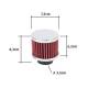 Filtru aer sport mic h6.2cm, fi3.5cm moto, ATV, 0863 Automax