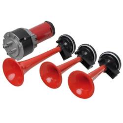 Claxon 24V compresor aer, 3 pipe, 6148 Automax