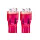 Set 2 becuri T13, 6 LED-uri, 12V 10W, Rosu, 6062 Automax