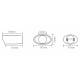 Ornament toba interior 57, exterior 107, L190, ovala, 5812 Automax