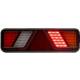 Lampa stop 450x138, 24V, LED, 6 functii, ceata, mers inapoi, cu triunghi, dreapta, FT-700-066P Fristom