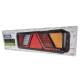 Lampa stop 450x138, 24V, LED, 6 functii, ceata, mers inapoi, cu triunghi, stanga, FT-700-066L Fristom