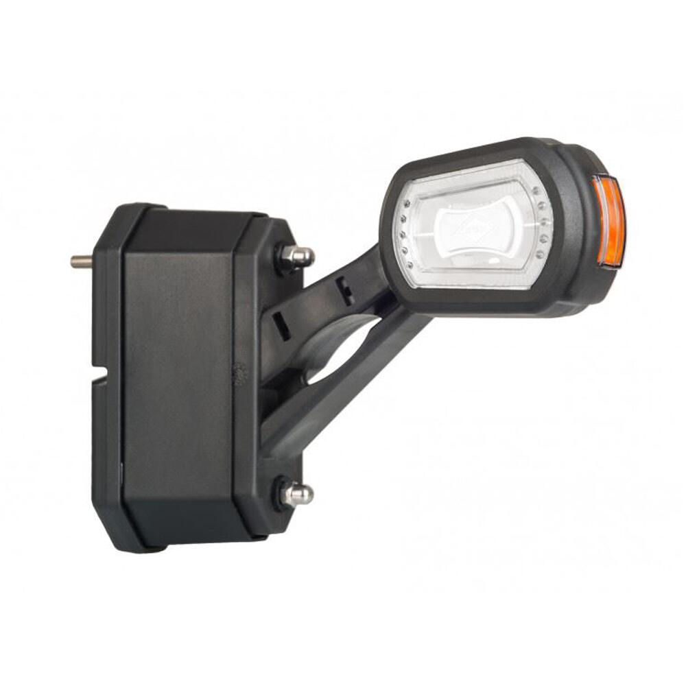 Lampa gabarit brat 129mm, LED, oblica la 45 grade, senzor mers inapoi, dreapta, HOR101, LDCC2725 Horpol