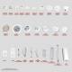 Lampa interior plafoniera fi147, LED, cu intrerupator, 2 moduri de iluminare, LWD2760 Horpol
