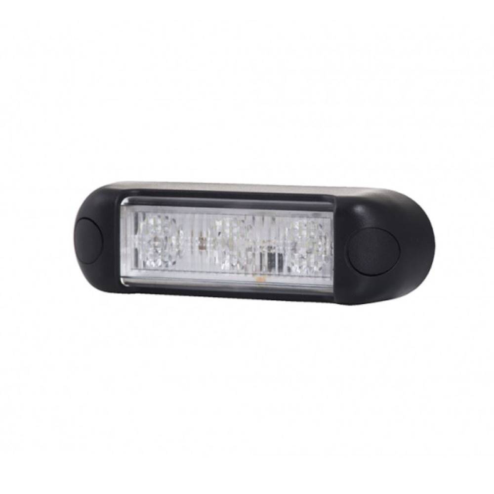 Proiector stroboscopic, LED, girofar grila,12-24V, 96x28, galben, LDO 2675 Horpol