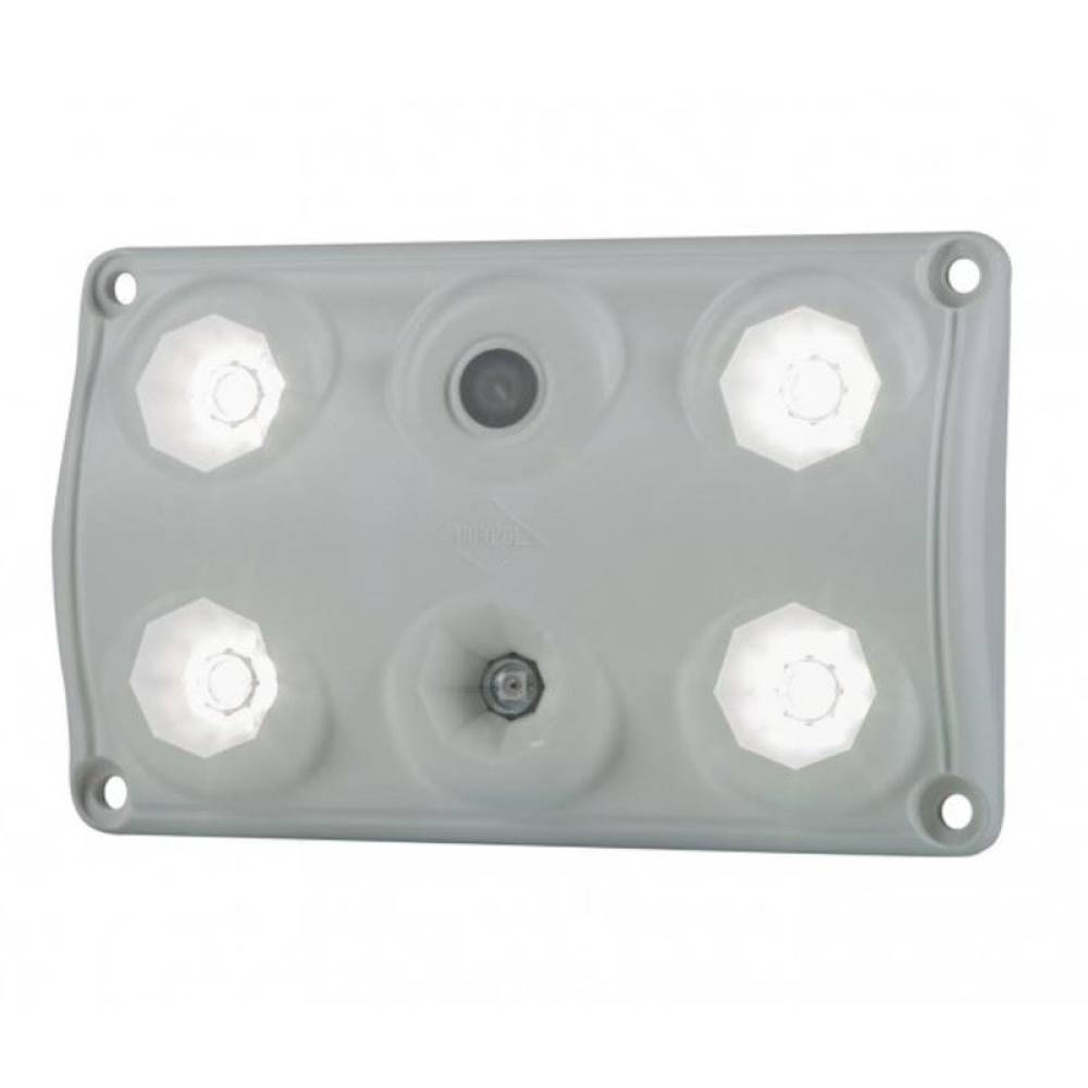 Lampa interior plafon univerala 120x75, LED, intrerupator, LED rosu, LWD2157 Horpol