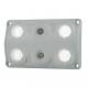 Lampa interior plafon univerala 120x75, LED, intrerupator, LED rosu, LWD2157 Horpol