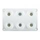 Lampa interior plafon univerala 120x75, LED, intrerupator, LED rosu, LWD2157 Horpol