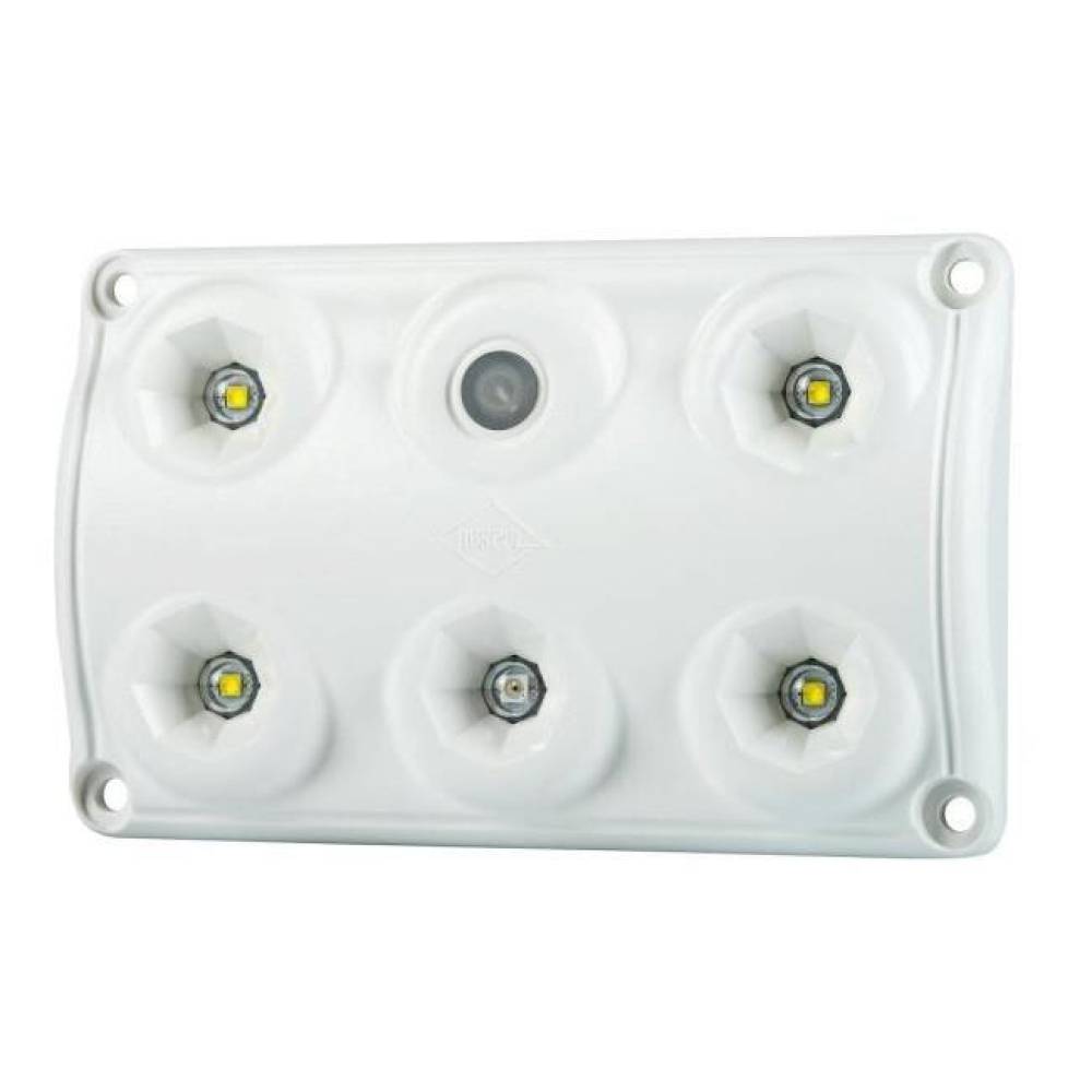 Lampa interior plafon univerala 120x75, LED, intrerupator, LED rosu, LWD2157 Horpol