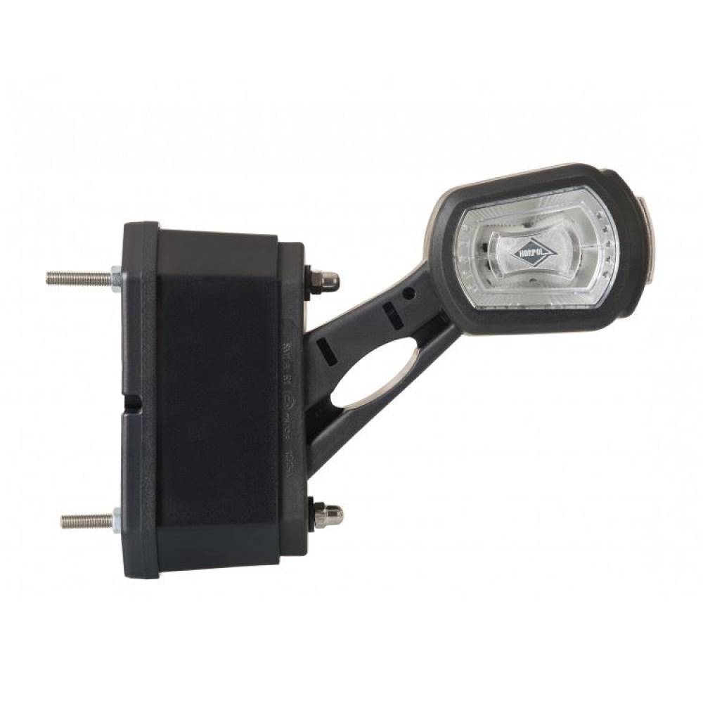 Lampa gabarit brat 129mm, LED, oblica la 45 grade, senzor mers inapoi, stanga, HOR101, LDCC2724 Horpol