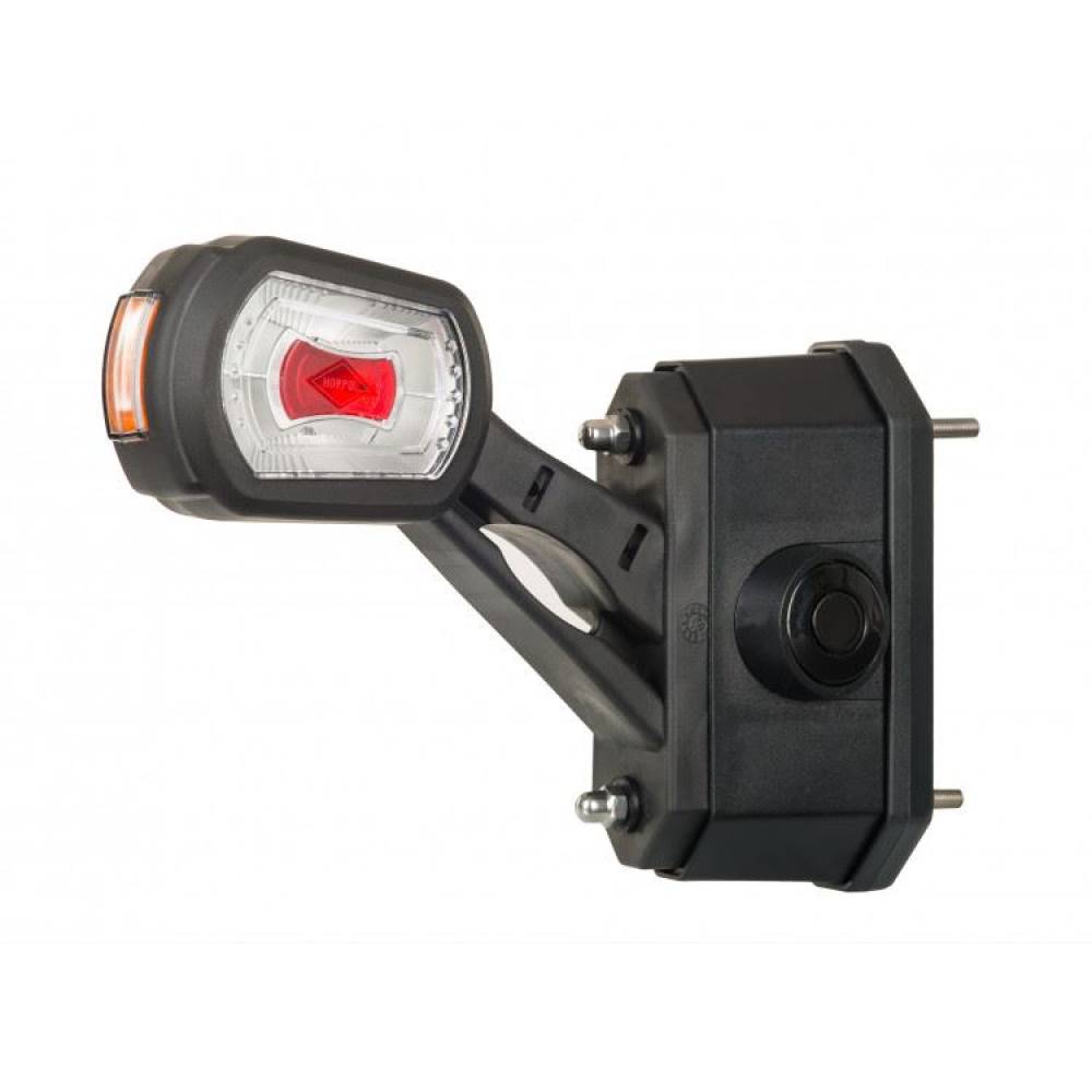 Lampa gabarit brat 129mm, LED, oblica la 45 grade, senzor mers inapoi, stanga, HOR101, LDCC2724 Horpol