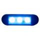 Proiector stroboscopic, LED, girofar grila, 12-24V, 96x28, albastru, LDO 2676 Horpol